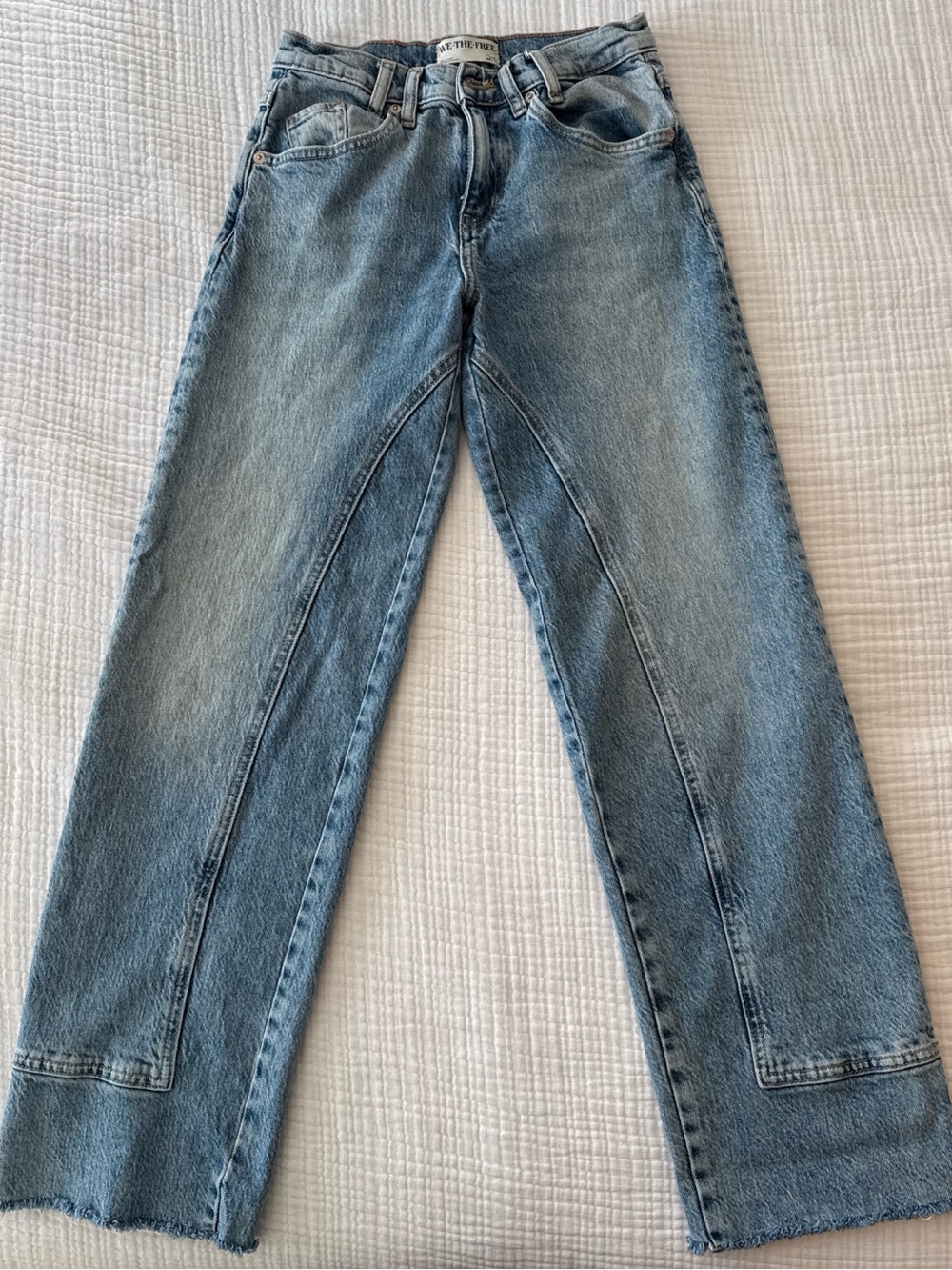 We The Free Light Blue Straight-Leg Men’s Jeans